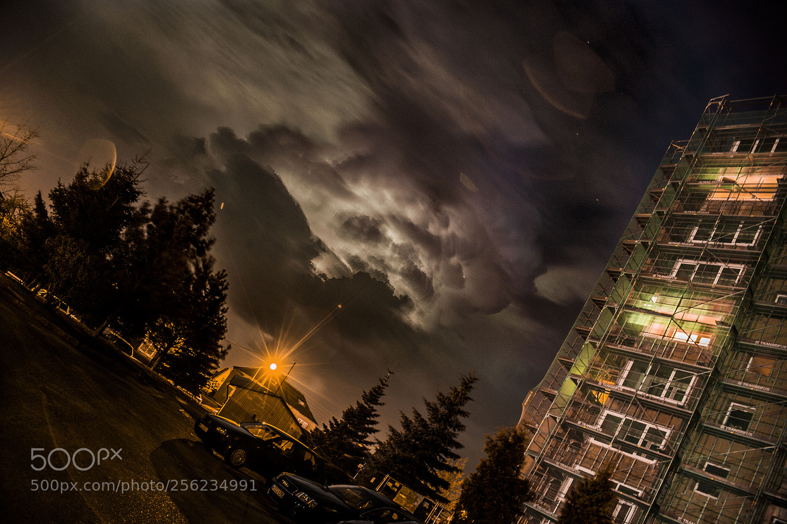 Canon EOS 6D sample photo. Stormy night photography