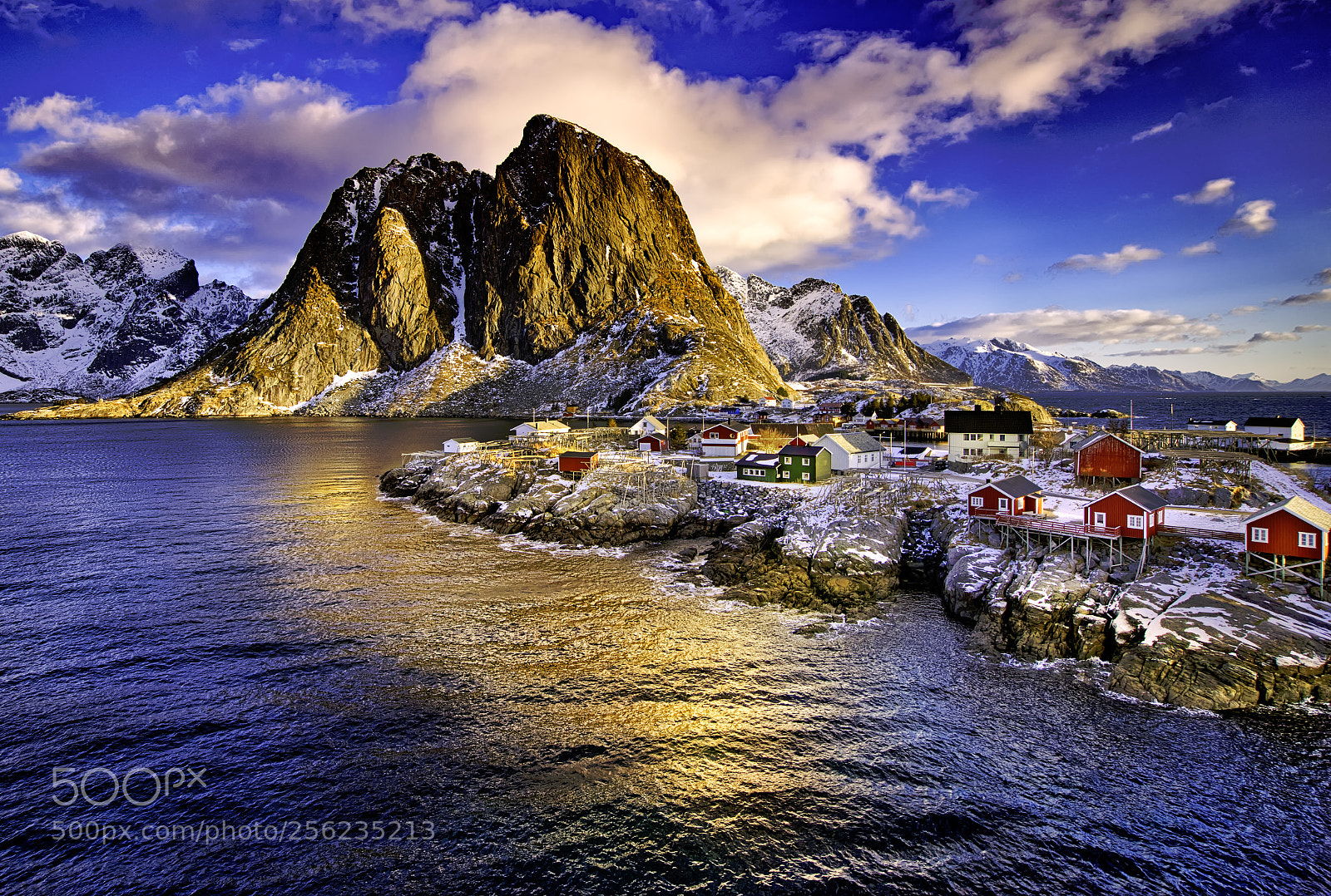 Sony a7 II sample photo. Sunrise in hamnoy photography