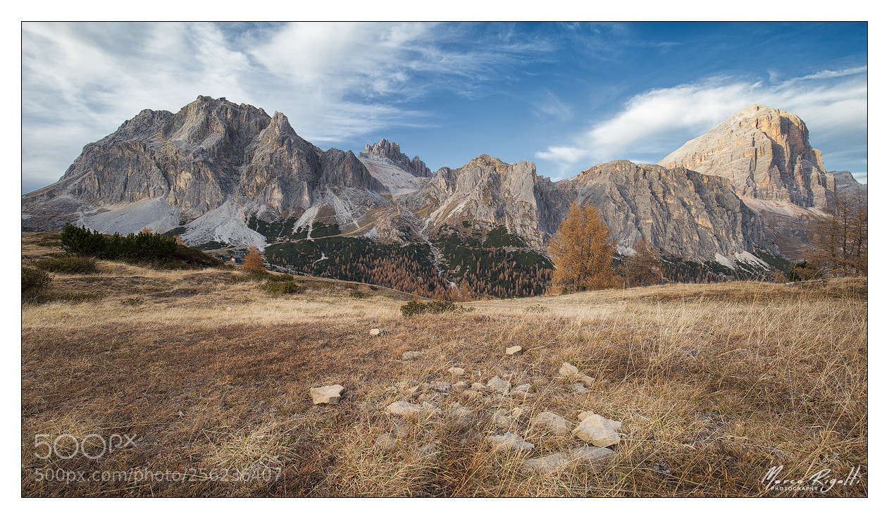 Canon EOS 6D sample photo. Falzarego sunset photography