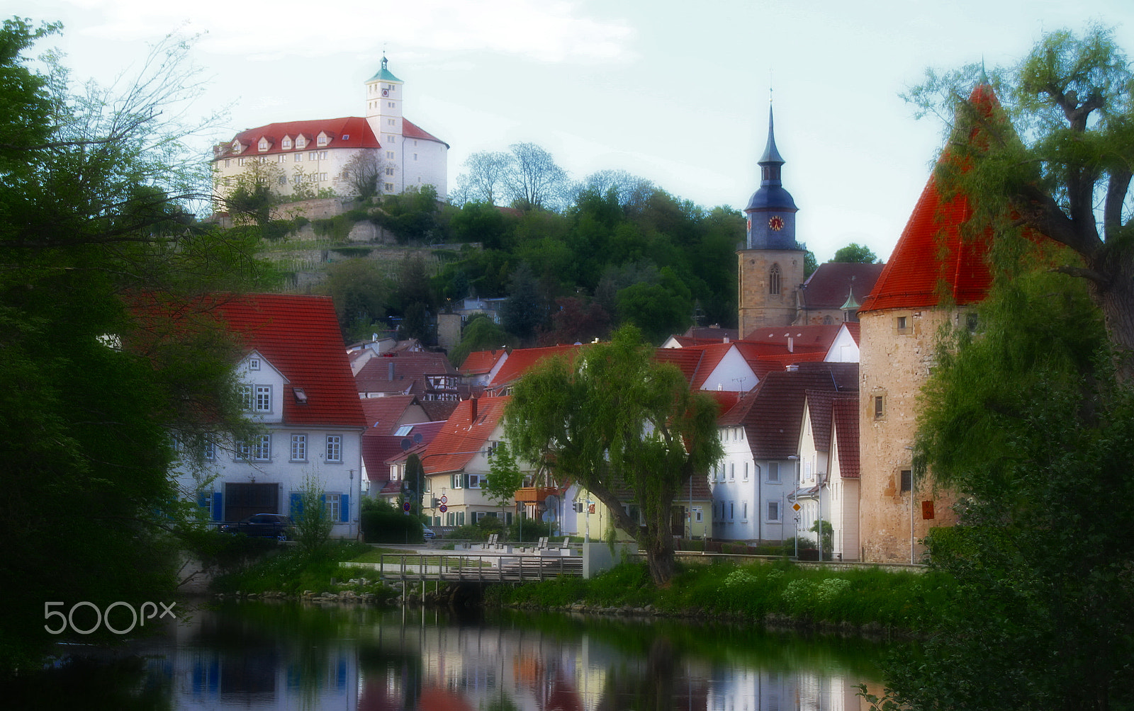 Canon EOS 1200D (EOS Rebel T5 / EOS Kiss X70 / EOS Hi) + Sigma 18-250mm F3.5-6.3 DC OS HSM sample photo. Vaihingen over river enz, germany photography