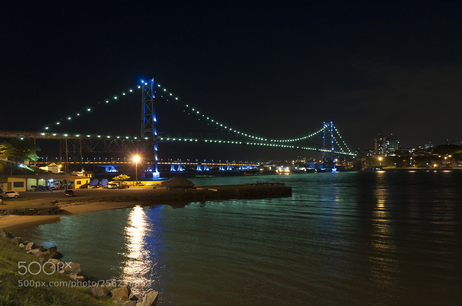 Nikon D5000 sample photo. Ponte hercilio luz photography