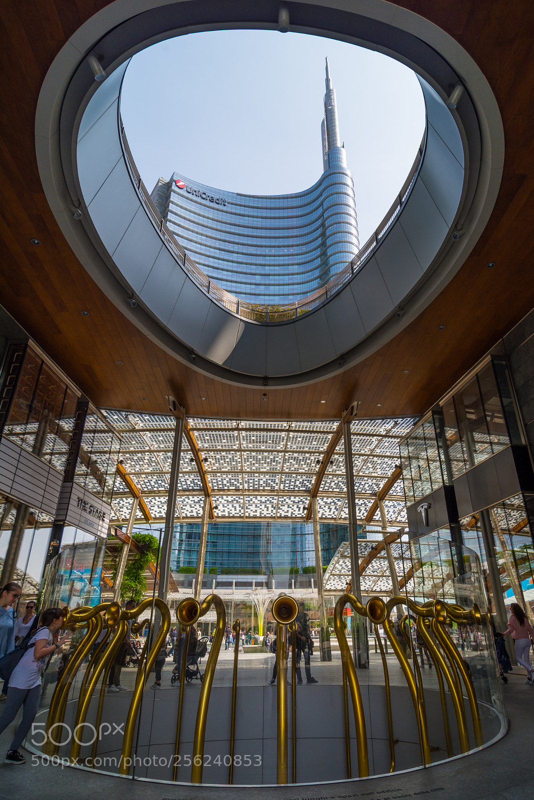 Nikon D7100 sample photo. Piazza gae aulenti milano photography
