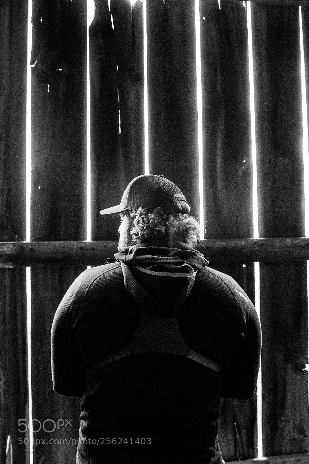 Nikon D750 sample photo. Man at a door photography