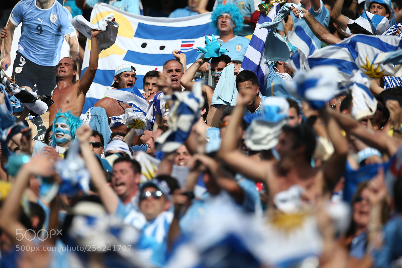 Canon EOS-1D X sample photo. Uruguay fans photography
