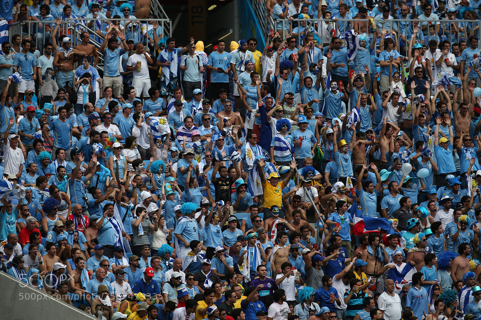 Canon EOS-1D X sample photo. Uruguay fans photography