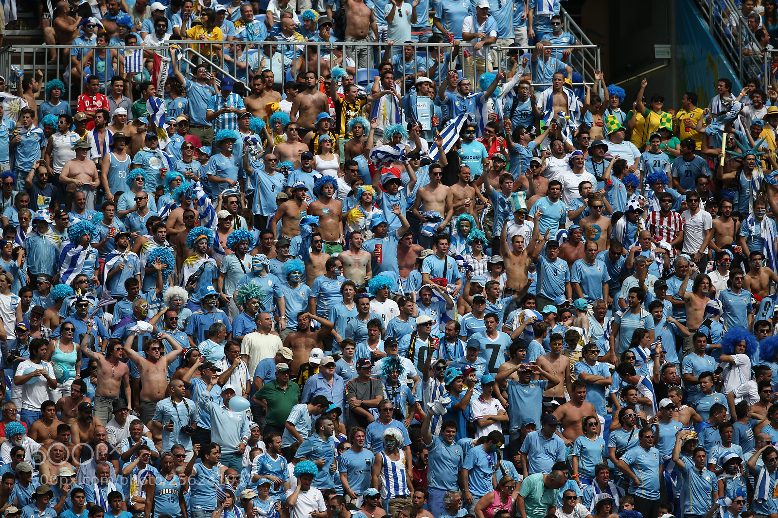 Canon EOS-1D X sample photo. Uruguay fans photography