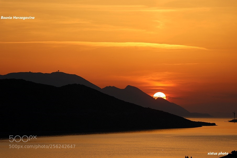 Canon EOS 80D sample photo. Bosnia sunset photography