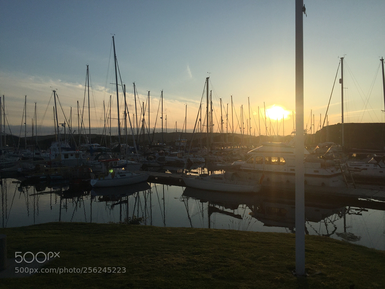 Apple iPhone 6 sample photo. Sunset over the boats photography