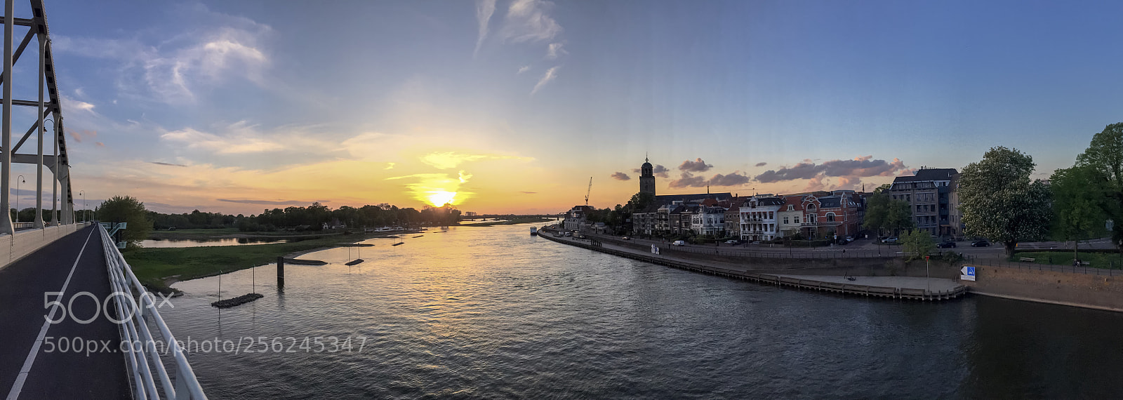 Apple iPhone 6 sample photo. Deventer sunset pana photography