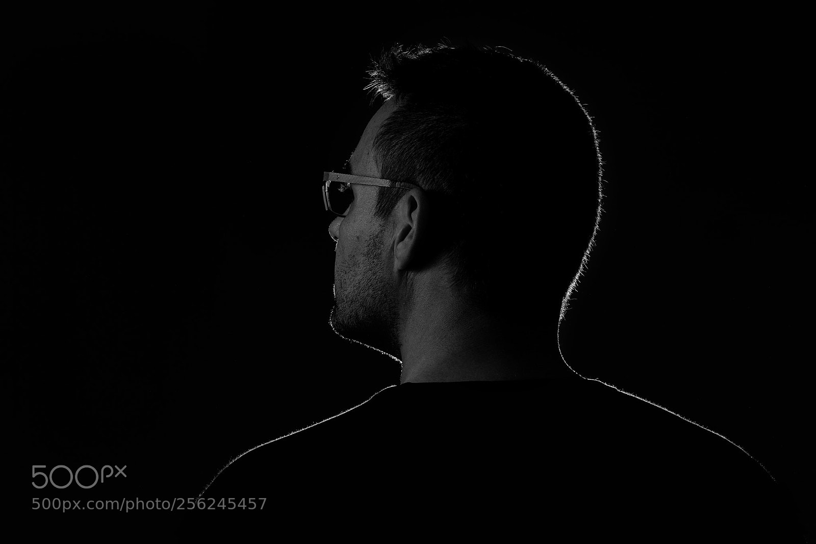 Canon EOS 5D Mark II sample photo. Dark selfie photography
