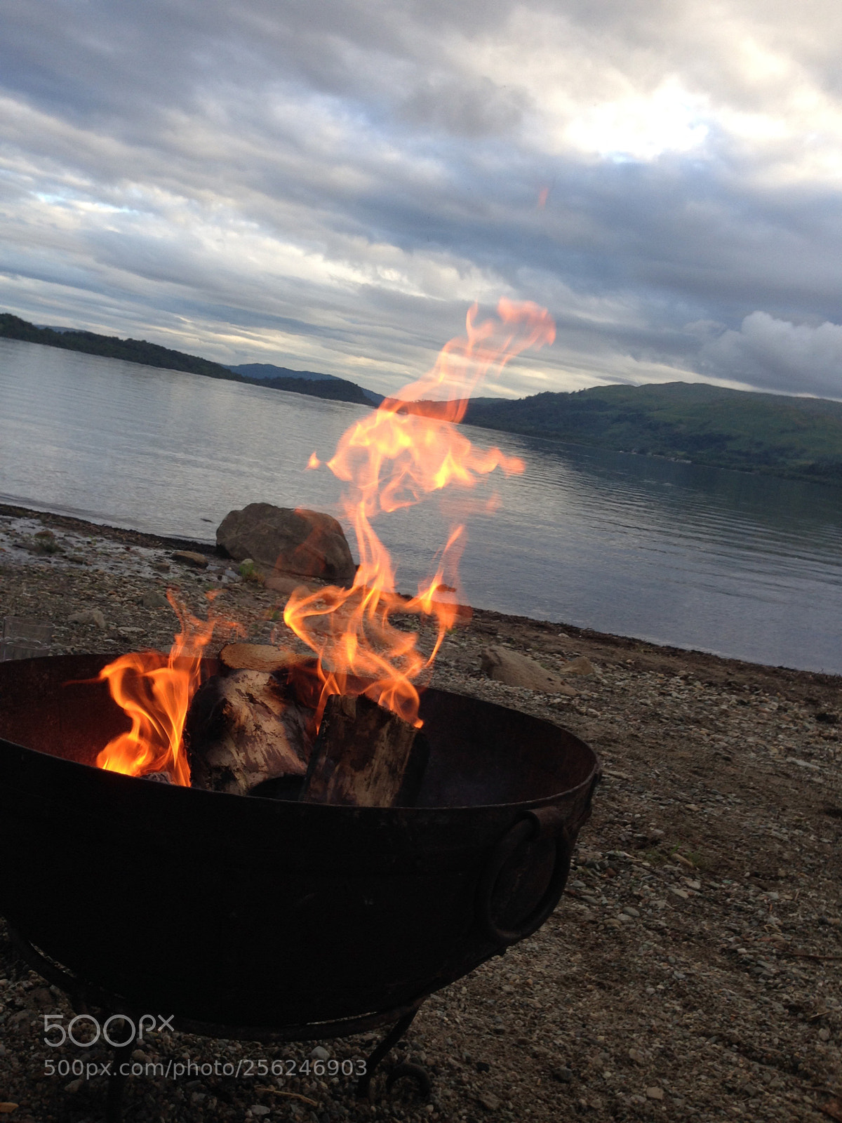 Apple iPhone 5 sample photo. Fire photography