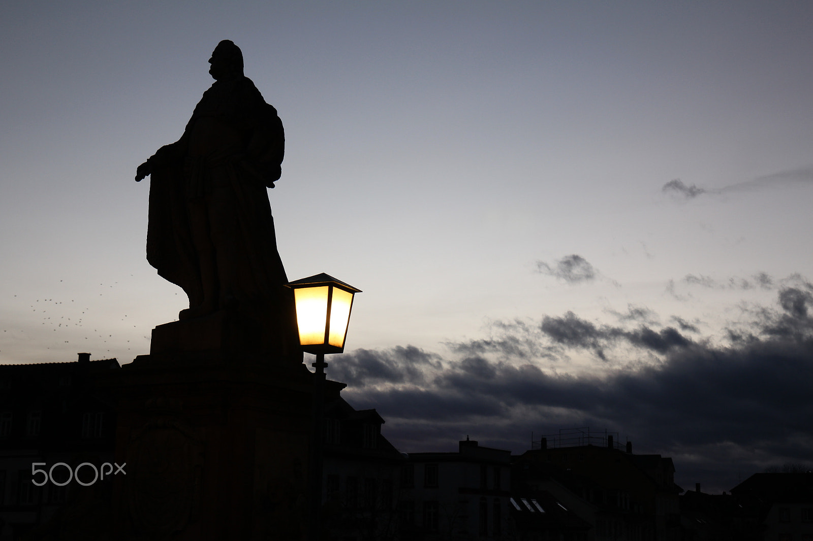 Canon EF 16-35mm F4L IS USM sample photo. Tramonto ad heidelberg photography