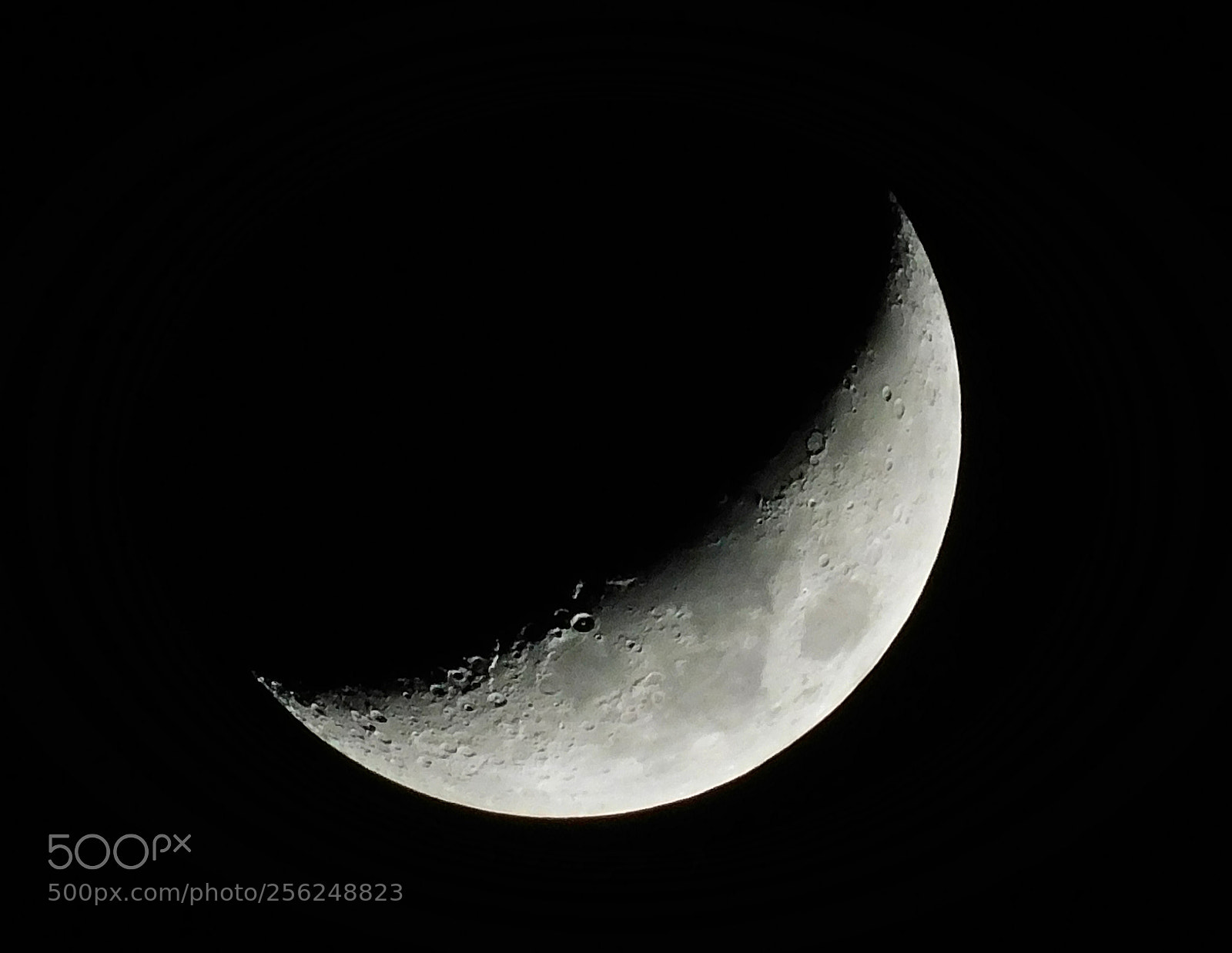 Nikon Coolpix B500 sample photo. Crescent moon photography