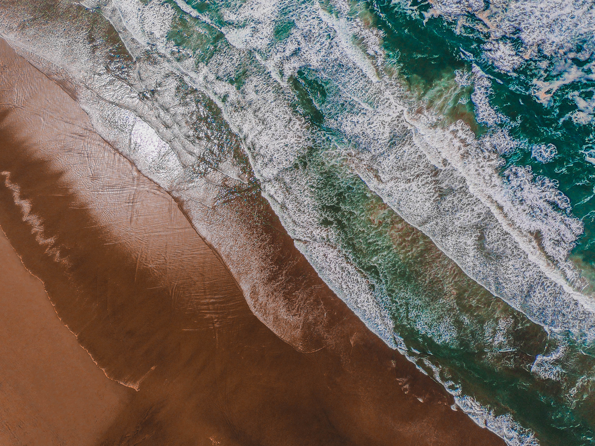GoPro Hero6 Black sample photo. How the waves kiss the shore! photography
