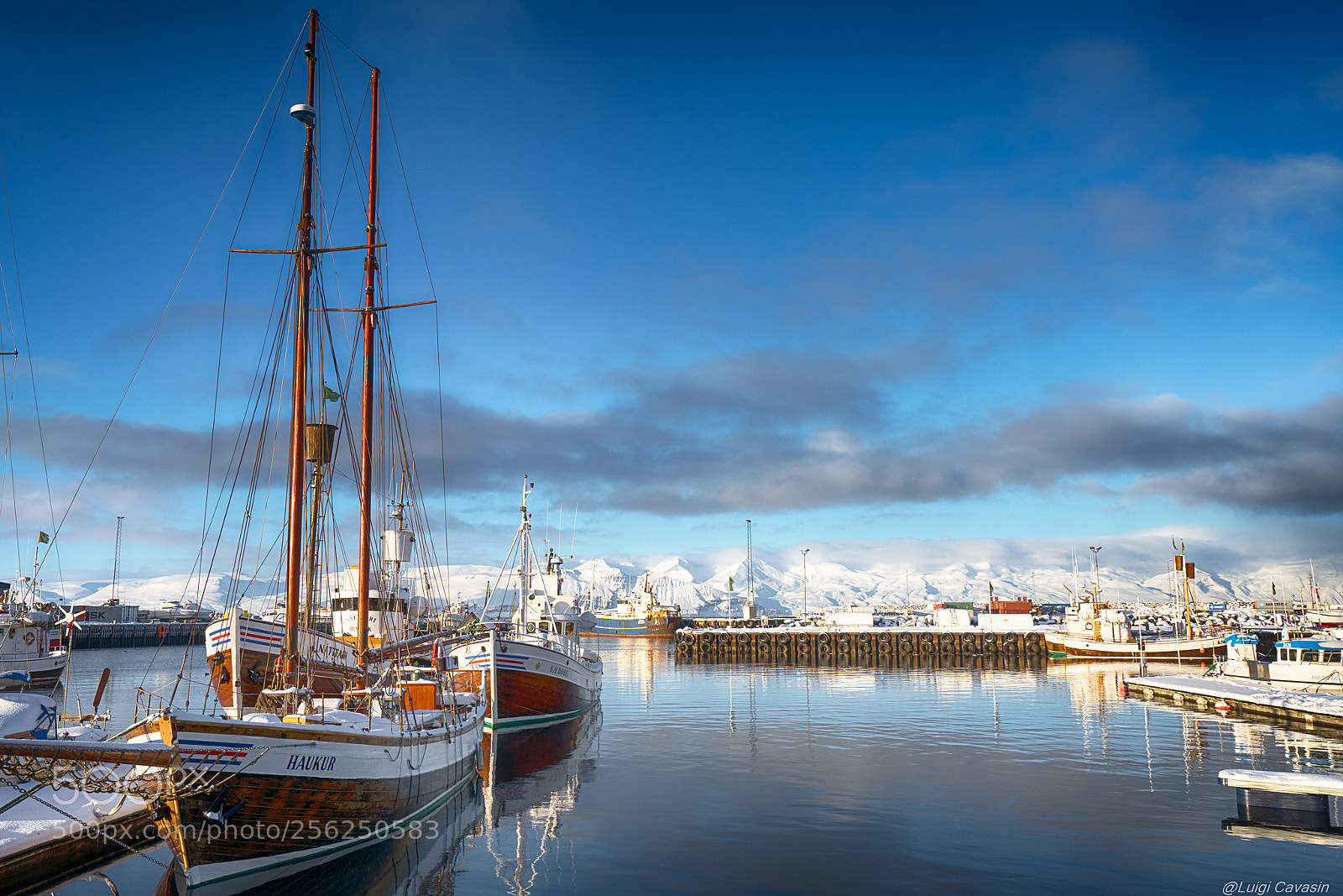 Sony a7R III sample photo. Port of husavik photography