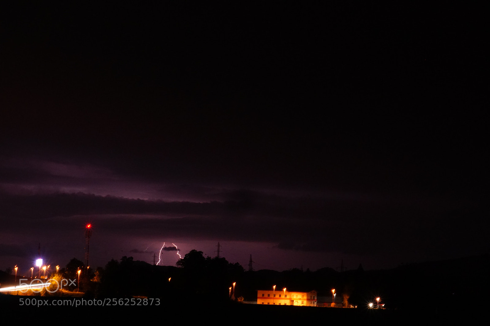 Sony a6000 sample photo. Purple sky photography