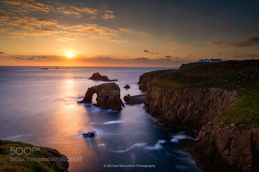 Nikon D850 sample photo. Sunset over land's end photography