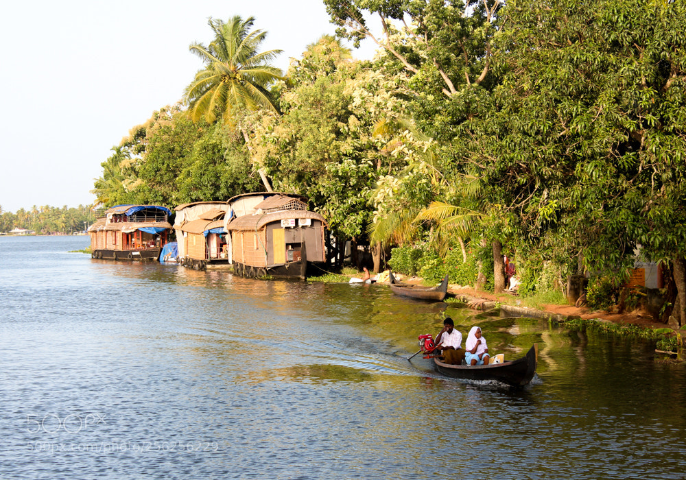 Canon EOS 650D (EOS Rebel T4i / EOS Kiss X6i) sample photo. Backwaters, kerala, india photography