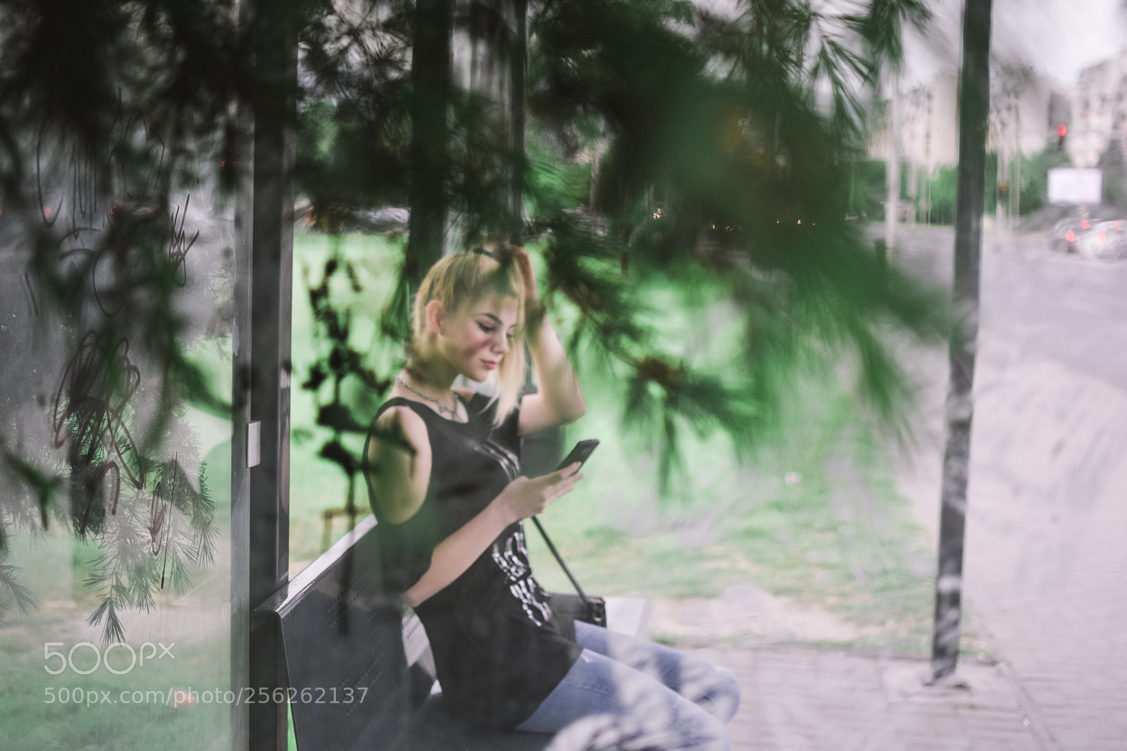 Nikon D5300 sample photo. Girl in the buss photography