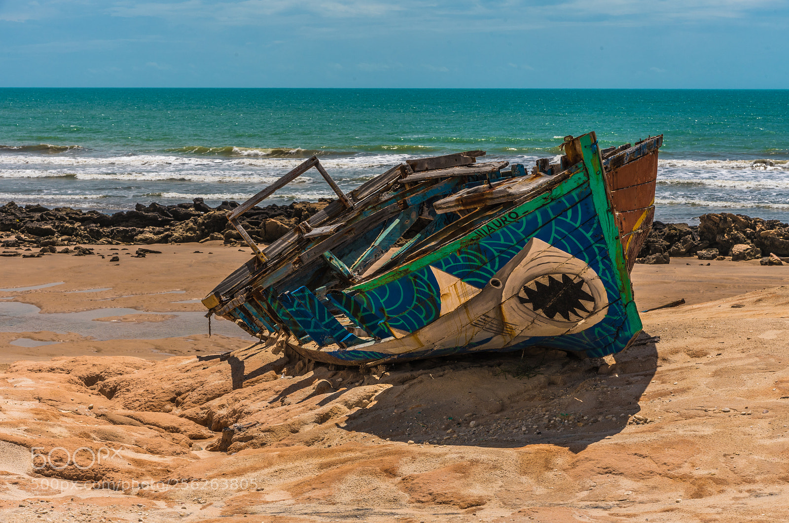 Nikon D750 sample photo. Broken boat photography