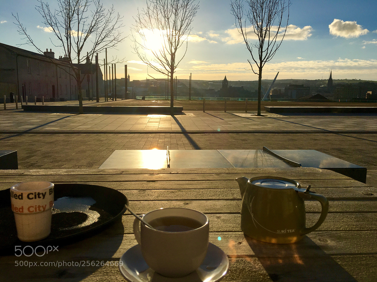 Apple iPhone 6s sample photo. Coffee sunset photography