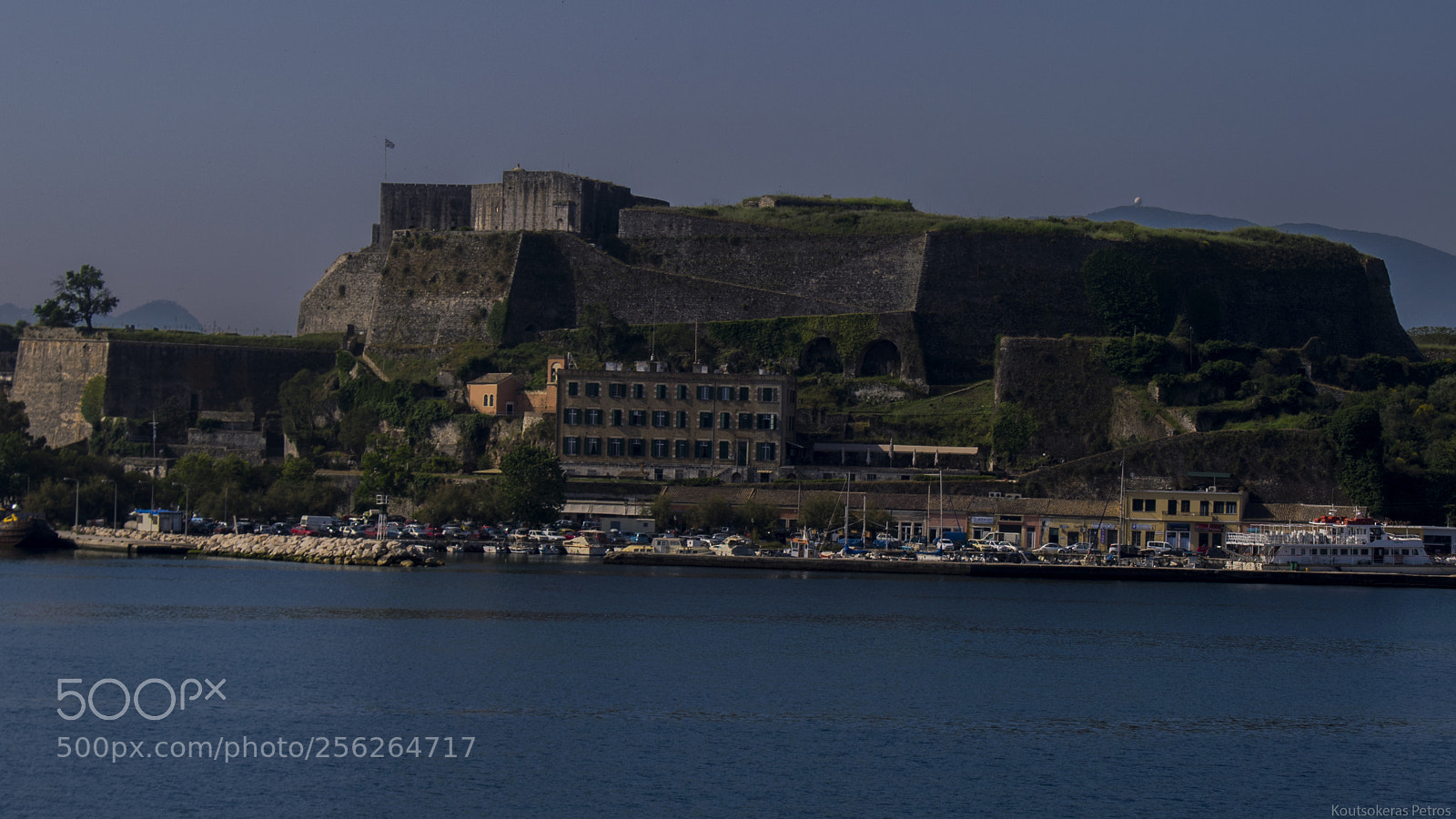 Nikon D3300 sample photo. Corfu castle photography