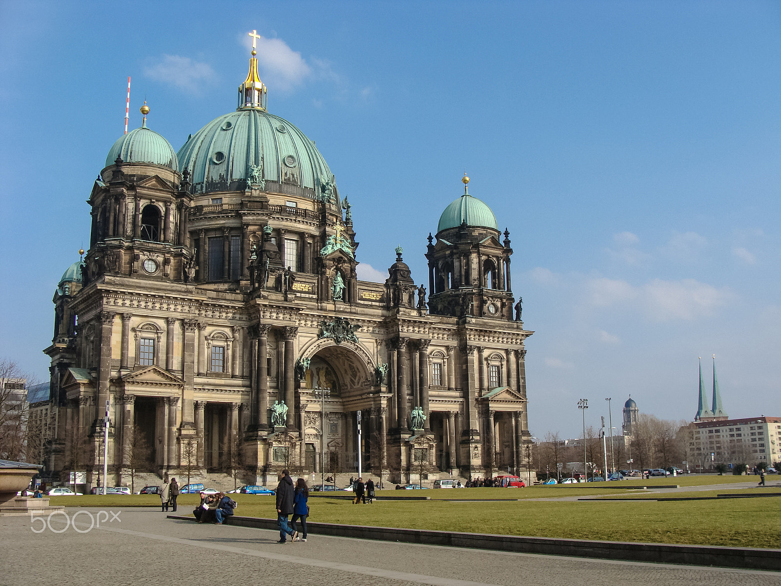 Sony DSC-H3 sample photo. Berliner dom photography