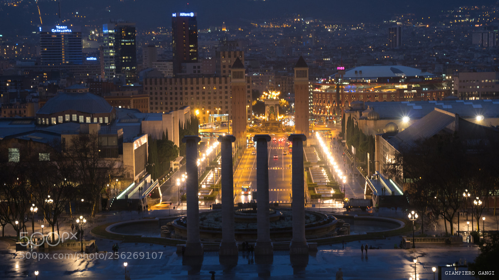 Sony a6500 sample photo. Pl. d'espanya photography