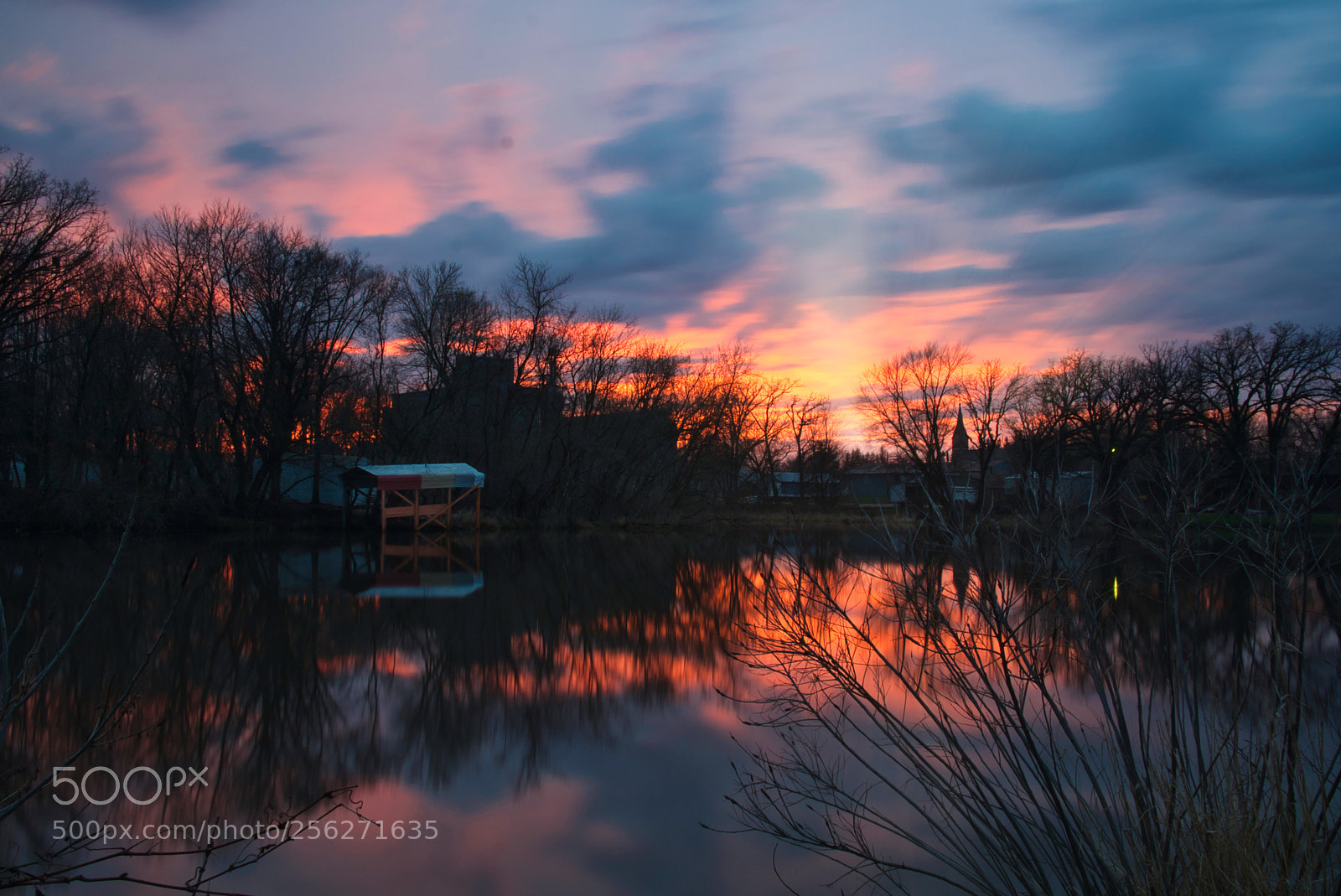 Sony a6300 sample photo. River dock sunset photography