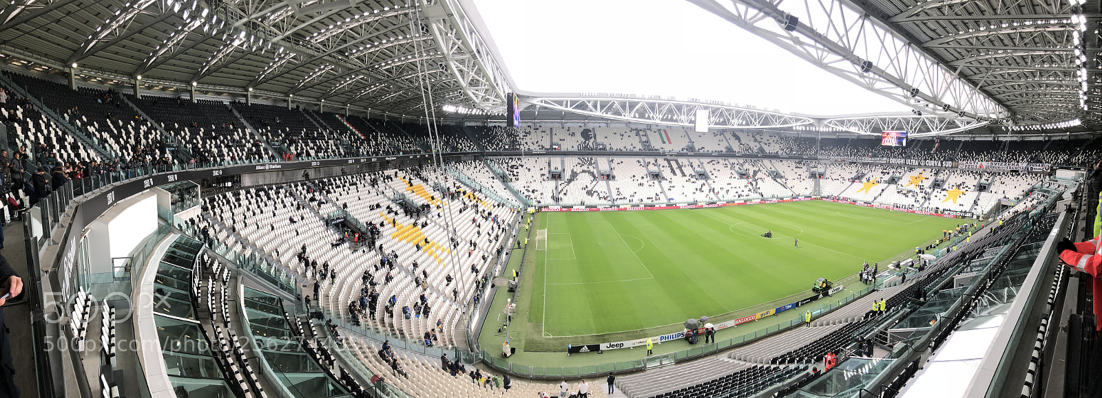 Apple iPhone X sample photo. Allianz stadium juventus football photography