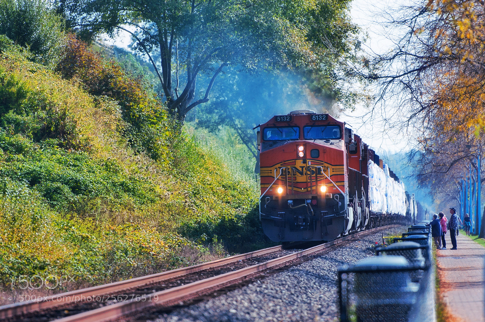 Nikon D90 sample photo. Coming train photography