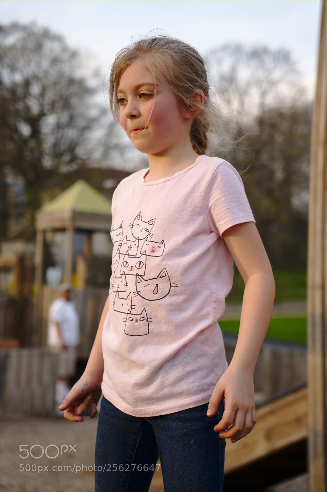 Sony a7 III sample photo. Girl playing at the photography
