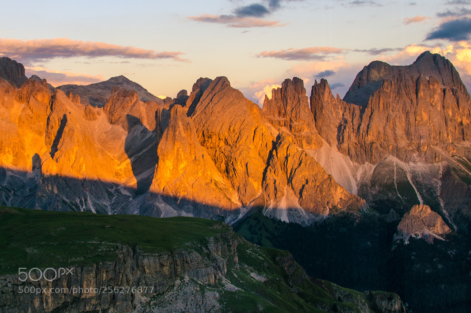 Nikon D7000 sample photo. Alpenglow in the dolomites photography