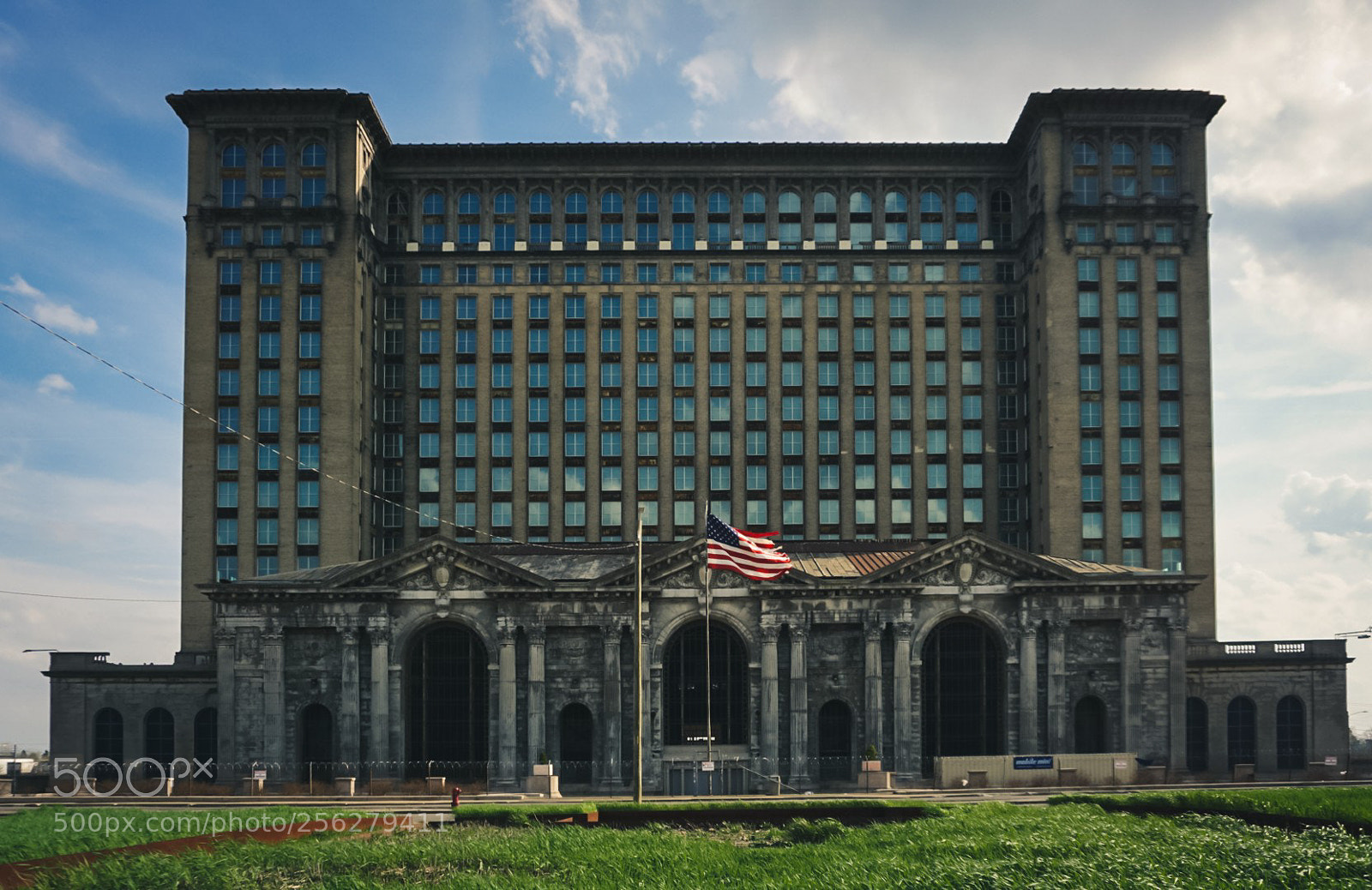 Sony a6000 sample photo. Michigan central station photography