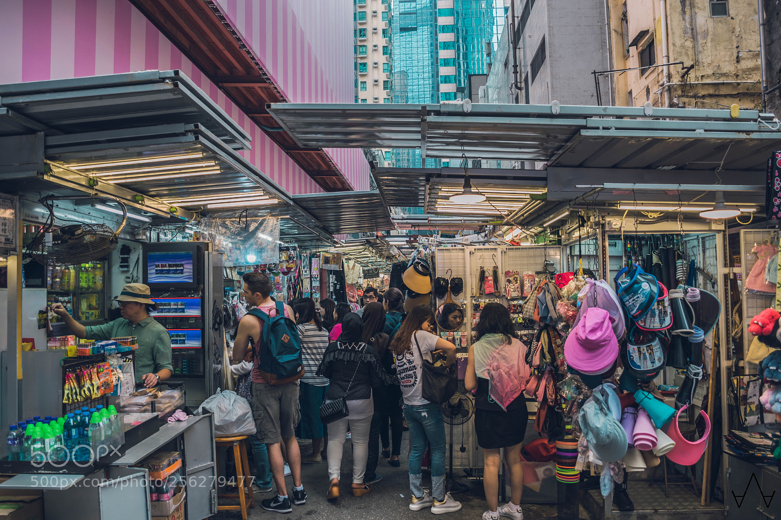 Nikon D5300 sample photo. A busy street market photography
