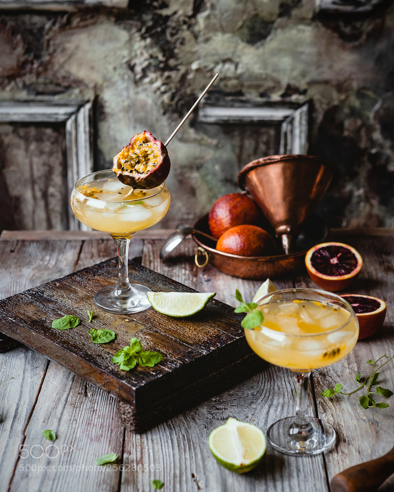 Canon EOS 5D Mark II sample photo. Passionfruit cocktail photography