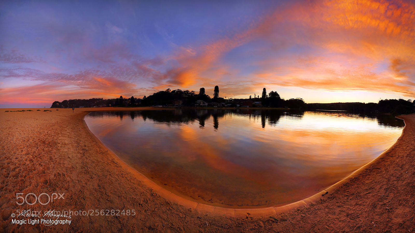 Canon EOS 6D sample photo. Avoca lake sunset panorama photography