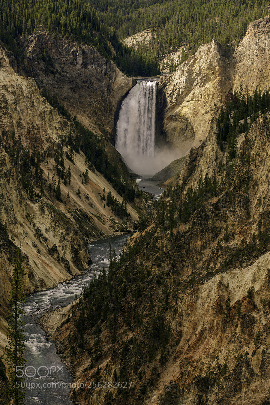 Canon EOS-1Ds Mark III sample photo. The lower falls of photography