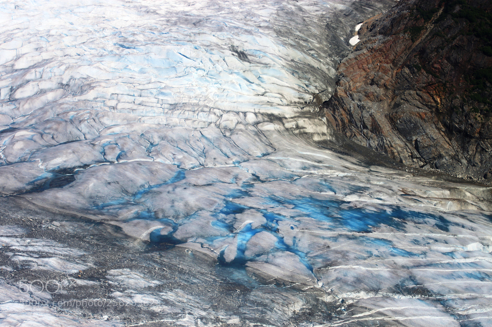 Canon EOS 500D (EOS Rebel T1i / EOS Kiss X3) sample photo. Mendenhall glacier photography