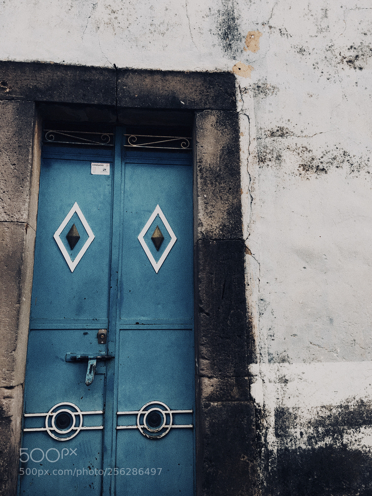 Apple iPhone 6s Plus sample photo. Behind the blue door... photography