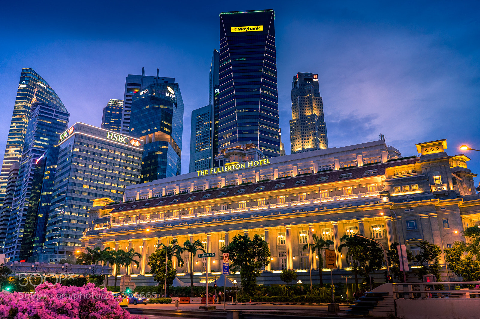 Sony a7 II sample photo. Singapore by night photography