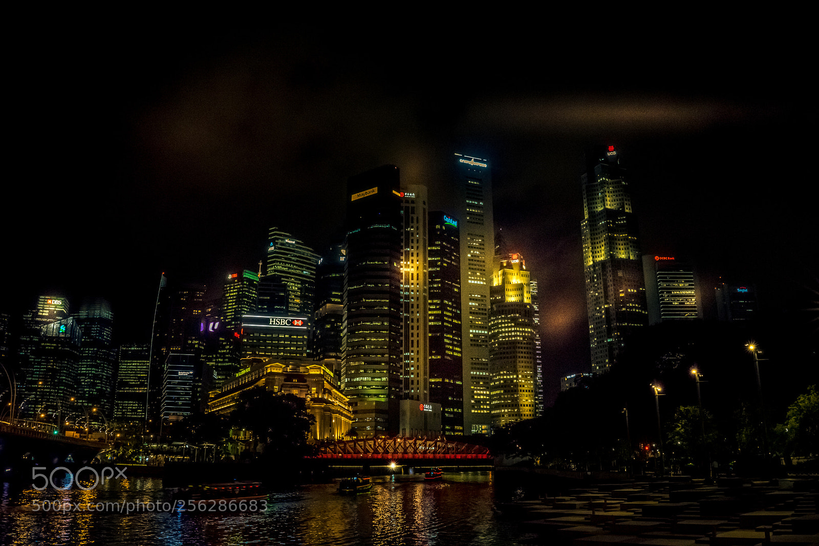 Sony a7 II sample photo. Singapore by night photography