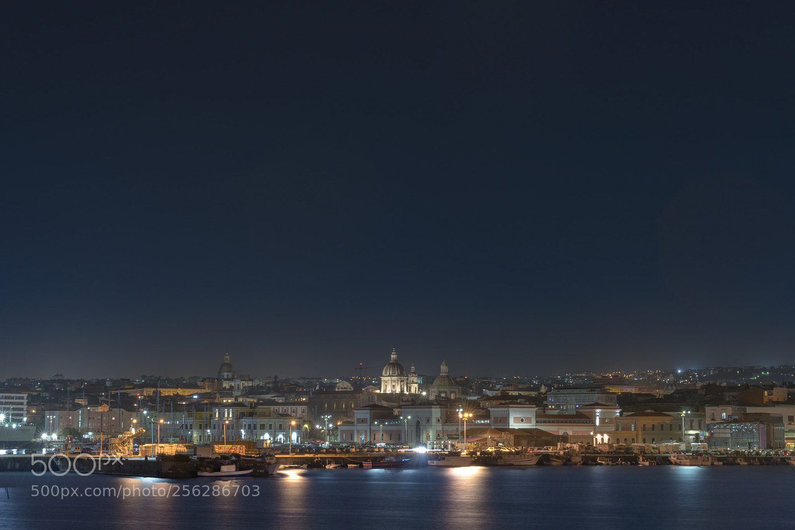 Nikon D850 sample photo. Catania at night photography