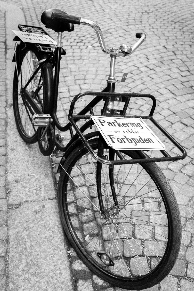 Leica M-Monochrom sample photo. Bicykle parking not allowed photography