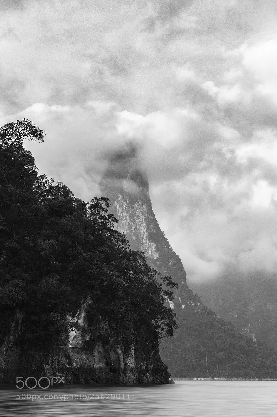 Canon EOS 6D sample photo. Ratchaprapa dam b w photography