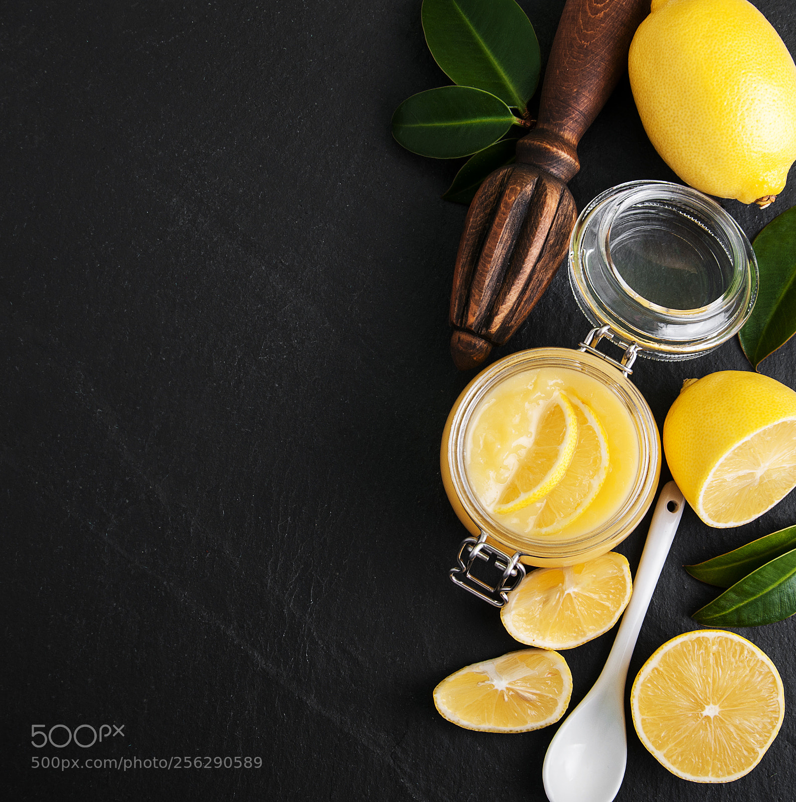 Nikon D90 sample photo. Lemon curd in glass photography
