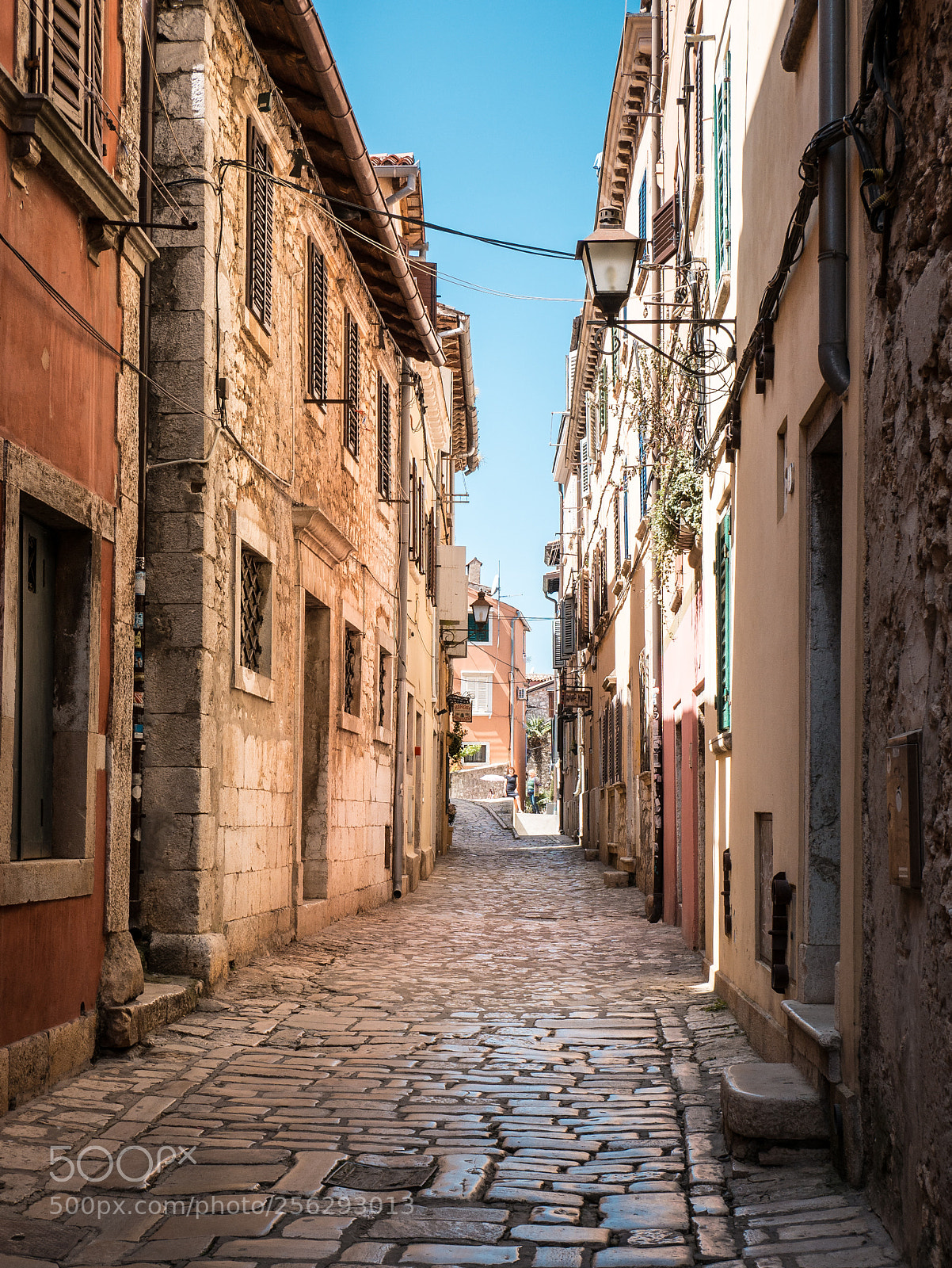 Panasonic DMC-G81 sample photo. A street in rovinj photography