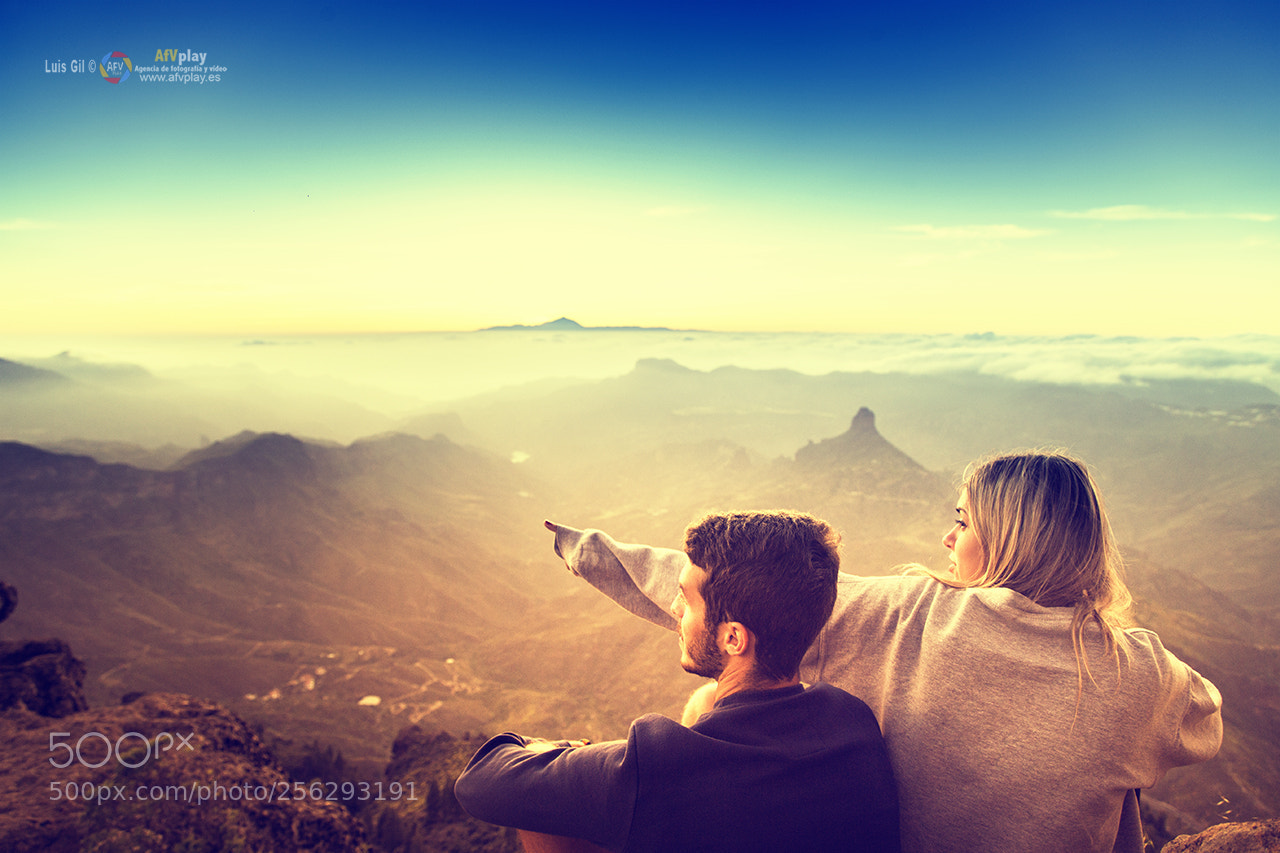 Canon EOS 6D sample photo. Atardecer  frente al teide photography