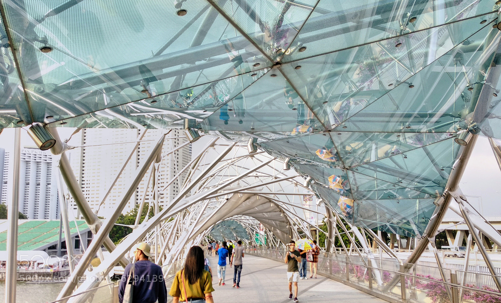 Xiaomi Mi A1 sample photo. Helix bridge, singapore photography