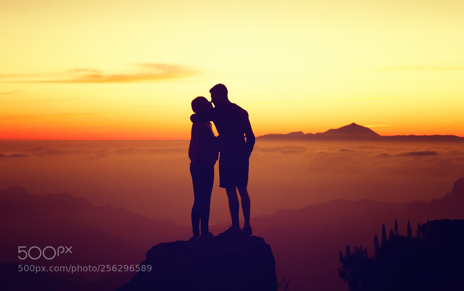 Canon EOS 6D sample photo. Atardecer frente al teide photography